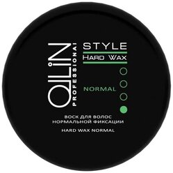 OLLIN Professional Воск Style Hard Wax Normal, слабая фиксация, 75 мл, 50 г