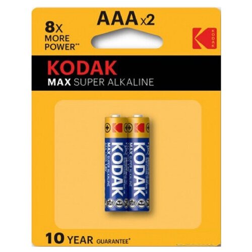 Батарейка щелочная Kodak AAA 2шт батарейки kodak max aaa
