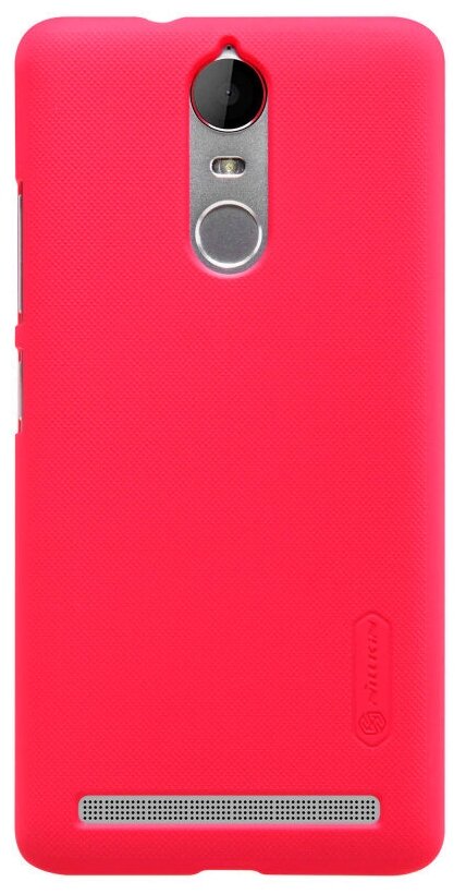 Накладка Nillkin Frosted Shield пластиковая для Lenovo K5 Note Red (красная) + пленка