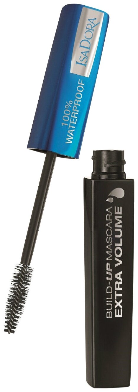 Тушь для ресниц IsaDora (Исадора) водостойкая Build-Up Mascara Extra Volume тон 20 12мл ISADORA Trading AG - фото №8