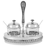 Вазочки для джема Британи (крышки ложки) Размер: 21*14*21 см Regent Silverware - изображение