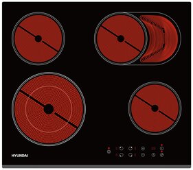 Варочная поверхность Hyundai HHE 6670 BG