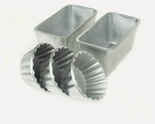 Изображение товара Набор хлебных форм для выпечки "Ассорти 5"(Кекс 75 гр- 3; Л12 - 2)