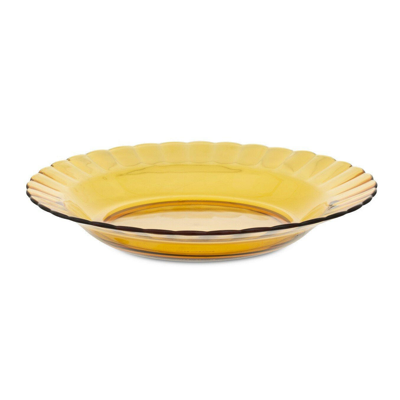 Duralex тарелка суповая Picardie amber 23 см желтый 23 см 1 шт. - фотография № 6