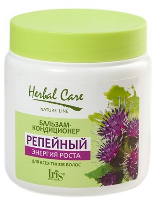 IRIS cosmetic бальзам-кондиционер Herbal Care Репейный, 500 мл