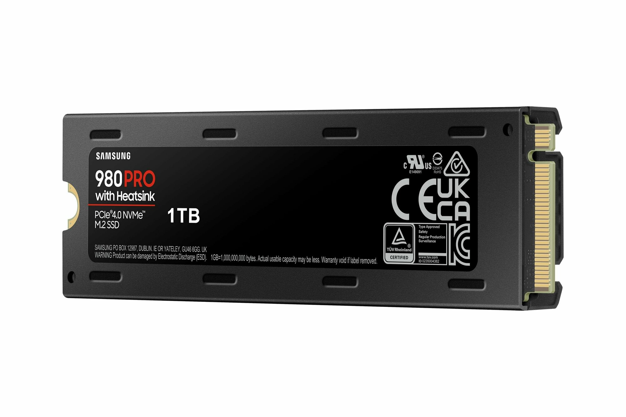 Внутренний SSD диск SAMSUNG 980 PRO 1TB, M.2 (MZ-V8P1T0CW)