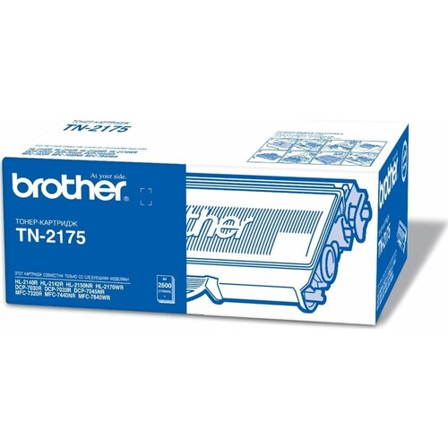 Картридж Brother TN2175, черный, для лазерного принтера картридж brother tn2175