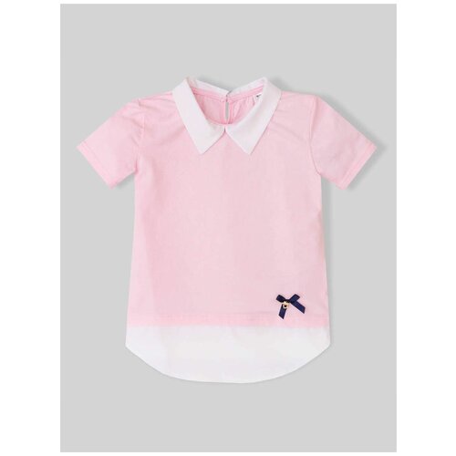 фото Футболка kotmarkot, размер 146, розовый