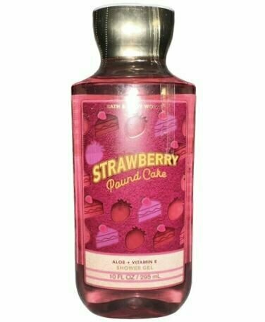 Bath and Body Works гель для душа Strawberry Pound Cake