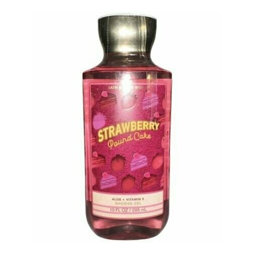 Bath and Body Works гель для душа Strawberry Pound Cake bath and body works увлажняющий гель для душа icedlemon pound cake 295 мл