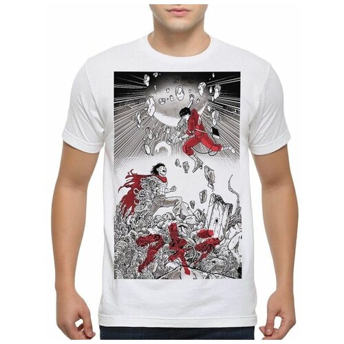 фото Футболка design heroes аниме акира / akira мужская белая 3xl