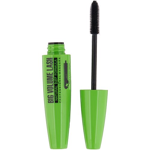 Eveline Cosmetics Тушь для ресниц Big Volume Lash Natural Bio Formula, черный тушь для ресниц eveline big volume lash bio formula объёмно разделяющая