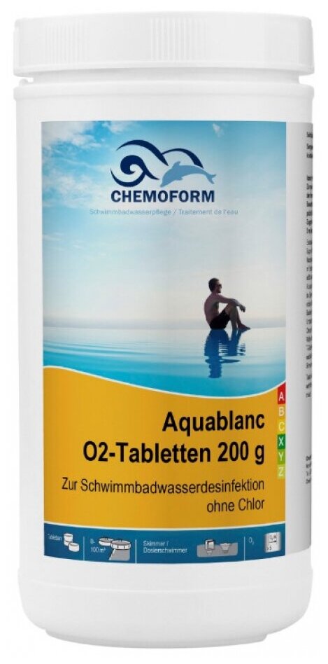 Аквабланк О2 активный кислород CHEMOFORM в таблетках по 200 г, 1 кг 592001 - фотография № 2