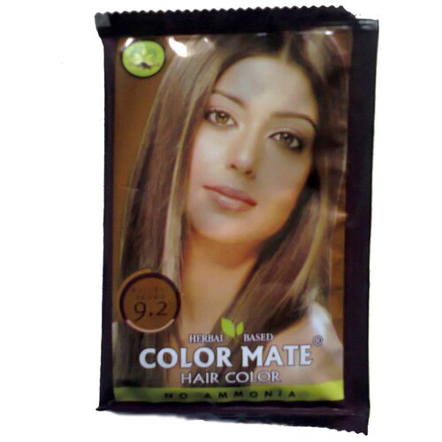 Color Mate Натуральная краска травяная, 9.2 natural brown, 15 мл