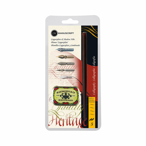 Manuscript Leonardt Набор перьев Copperplate Shadow с аксессуарами MDP2056 Copperplate Shadow 7753₽