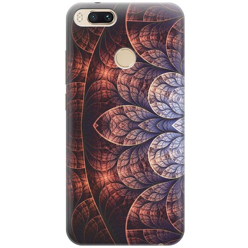 фото Re:paчехол - накладка artcolor для xiaomi mi a1 с принтом "умиротворенность"