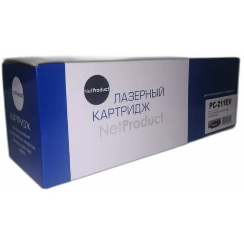 Картридж NetProduct Pantum PC-211 картридж лазерный pantum pc 211ev p2200 p2207 p2507 p2500w m6500 m6607 и т д ресурс 1600 стр оригинальный