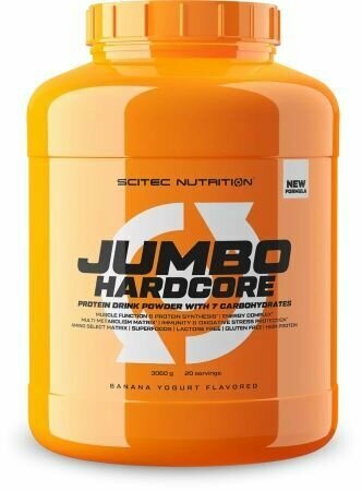 Гейнер Джамбо Хардкор Scitec Nutrition Jumbo Hardcore 3060 г Кусочки Белого Шоколада 20 порций