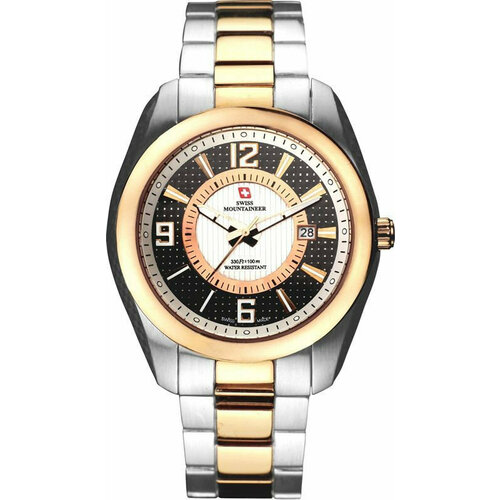 Наручные часы Swiss Mountaineer, комбинированный наручные часы swiss mountaineer серебряный