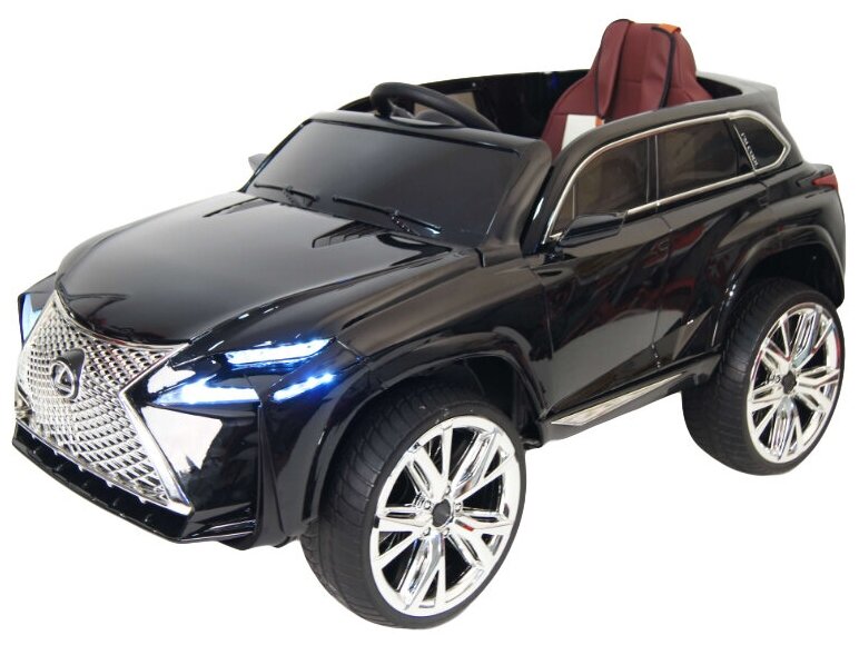 Электромобиль RiverToys Lexus E111KX (Черный глянец)