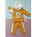 Комплект одежды  By Murat Baby детский, худи и брюки, повседневный стиль, размер 9-12, горчичный