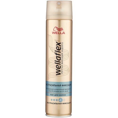 Wella Лак для волос Wellaflex, экстрасильная фиксация, 250 г, 250 мл wella лак для волос wellaflex экстрасильная фиксация 1000 г 250 мл