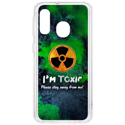 фото Чехол на samsung galaxy a40 2019 kruche print toxic кruче