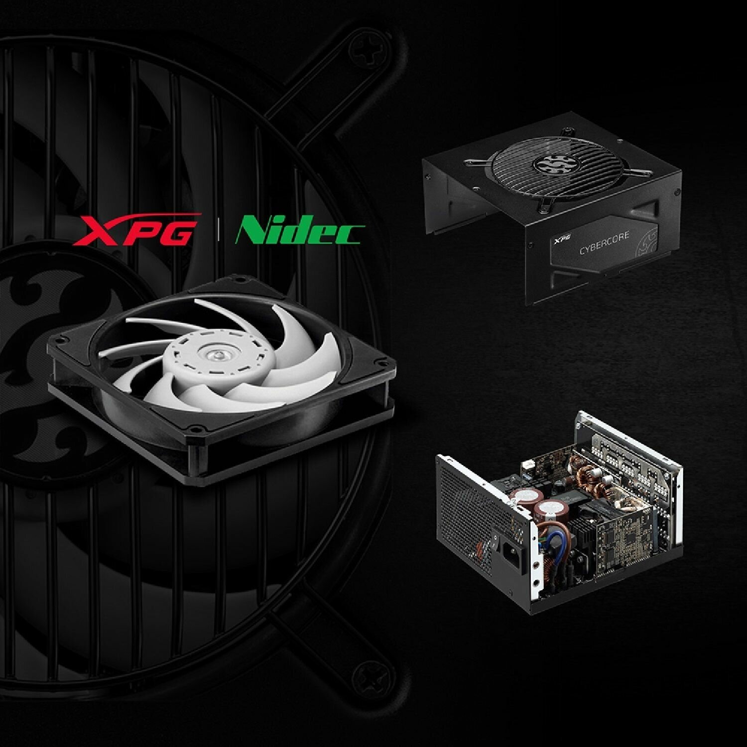 Блок питания 1300W AData XPG Cyber Core Platinum CYBERCORE1300-BKCEU