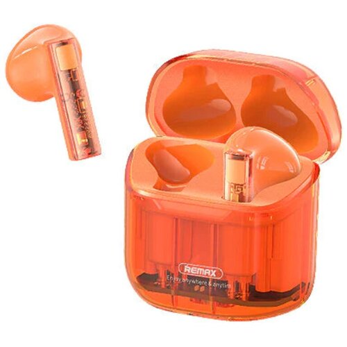 Наушники внутриканальные Remax 6С Clear True Bluetooth цвет оранжевый 151700₽