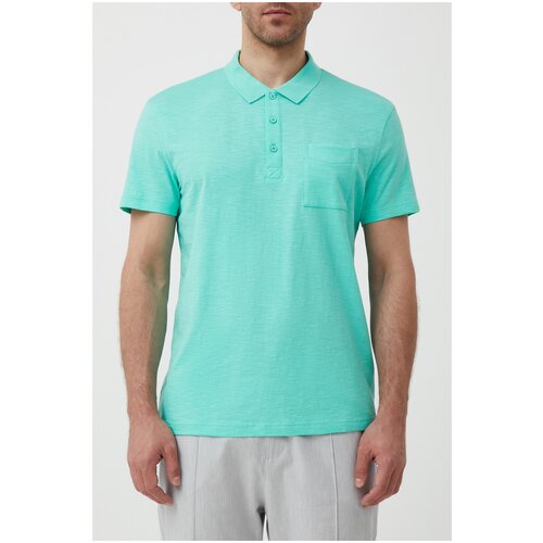 фото Поло finn flare bas-20011 размер l, зеленый (914)