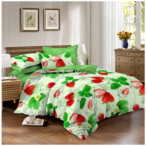 фото Постельное белье поплин sa-1107 1,5 спальное ivselena