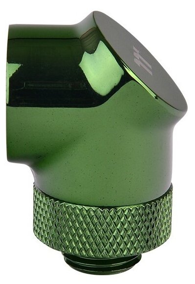 Pacific G1/4 90 Degree Adapter [CL-W052-CU00GR-A] - Green/DIY LCS/Fitting/2 Pack