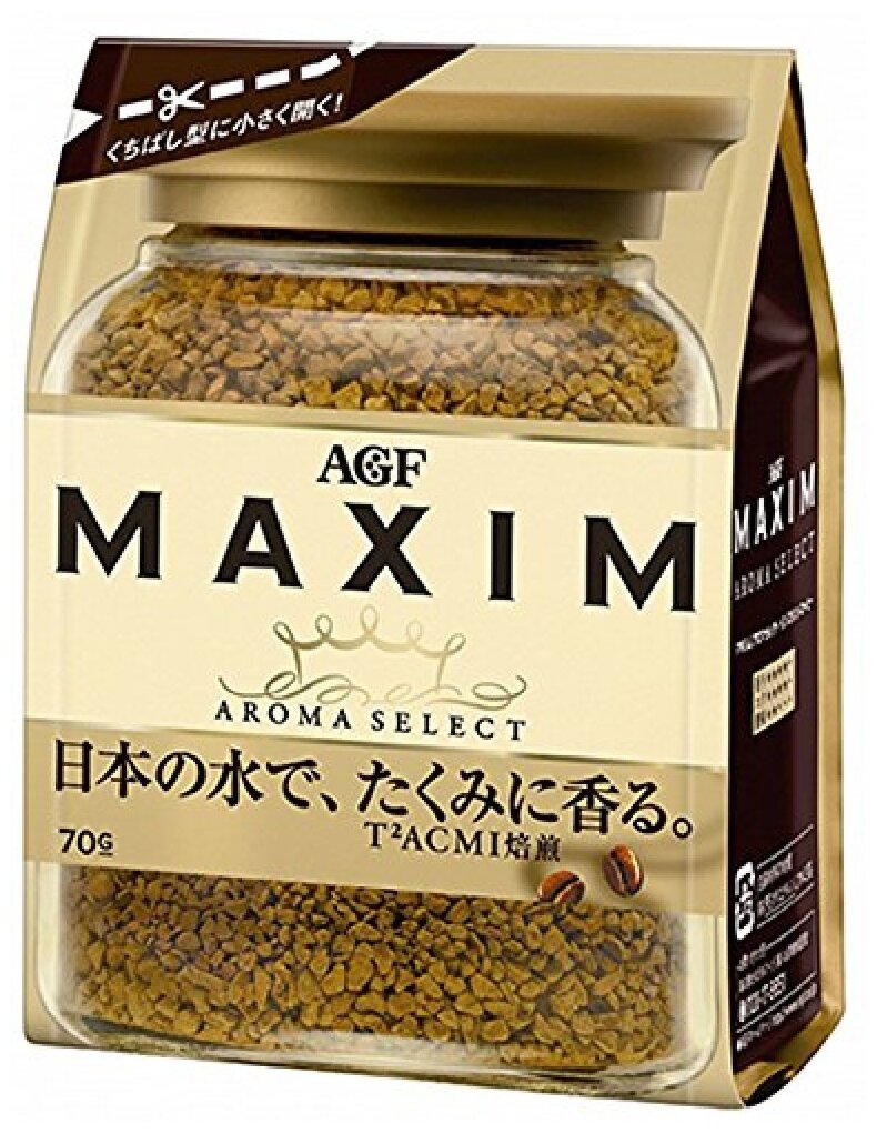 Кофе растворимый AGF MAXIM GOLD Япония 70 г - фотография № 1