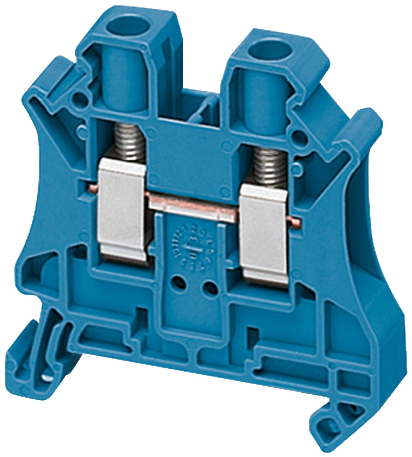 Клеммник винтовой проходной 6мм.кв 2 точки подключения NSYTRV62BL Schneider Electric