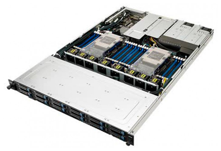 RS700-E9-RS12 3x SFF8643 + 8x OCuLink on the backplane, 12x 2.5' trays (4x NVMe/SATA, 4x NVMe/SAS/SATA, 4x SAS/SATA bays), 2x 800W