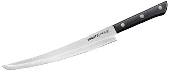 Нож Samura для нарезки Harakiri слайсер Tanto, 23 см, корроз.-стойкая сталь, ABS пластик