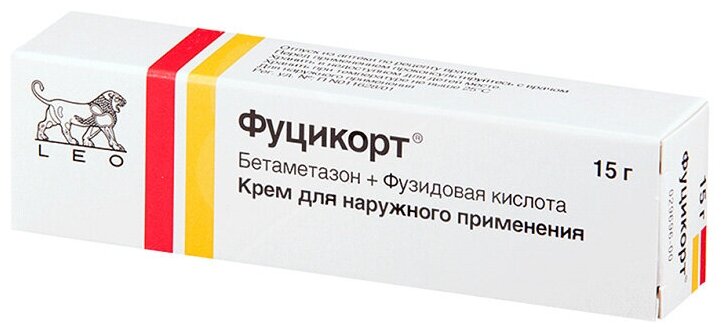 Фуцикорт крем д/нар. прим., 2 %, 15 г