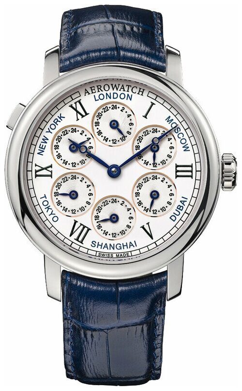 Наручные часы AEROWATCH Renaissance 51974 AA01, серебряный