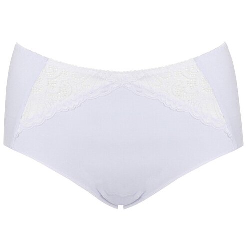 фото Milavitsa трусы слипы с высокой посадкой classic, размер 118, белый