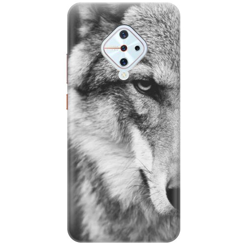 фото Cиликоновый чехол на vivo v17 / виво в17 с принтом "спокойный волк" gosso