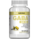 GABA (гамма-аминомасляная кислота), aTech nutrition, 500 мг в капсуле, 90 капсул - изображение