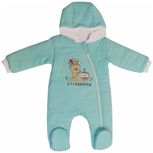 фото Комбинезон папитто медвежонок размер 62, мята