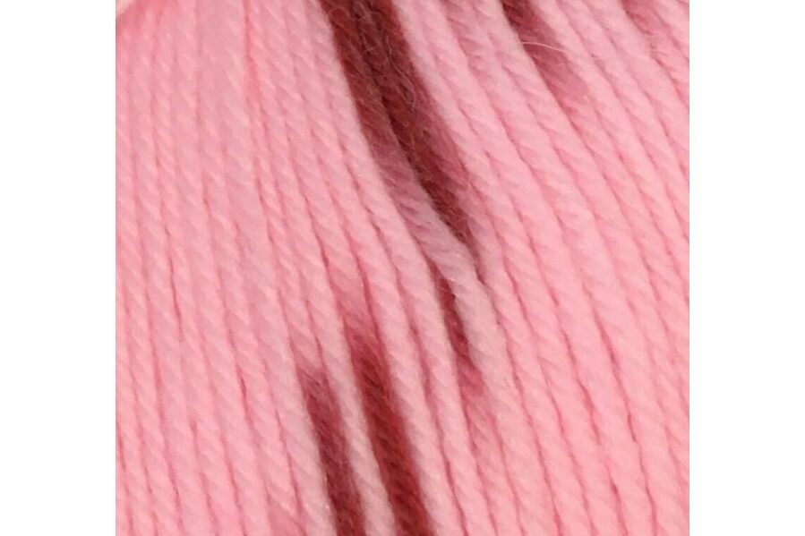 Пряжа Color City Венецианская осень принт розовый/штрих красный (25), 85%мериносовая шерсть/15%акрил, 230м, 100г, 1шт