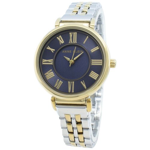 Наручные часы ANNE KLEIN Daily 2159NVTT, золотой, синий