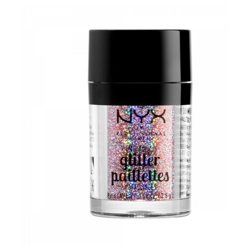 NYX professional makeup Глиттер для лица и тела Metallic Glitter Paillettes, 2.5 г