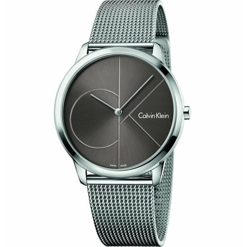 Наручные часы CALVIN KLEIN Minimal K3M21123, серебряный, серый