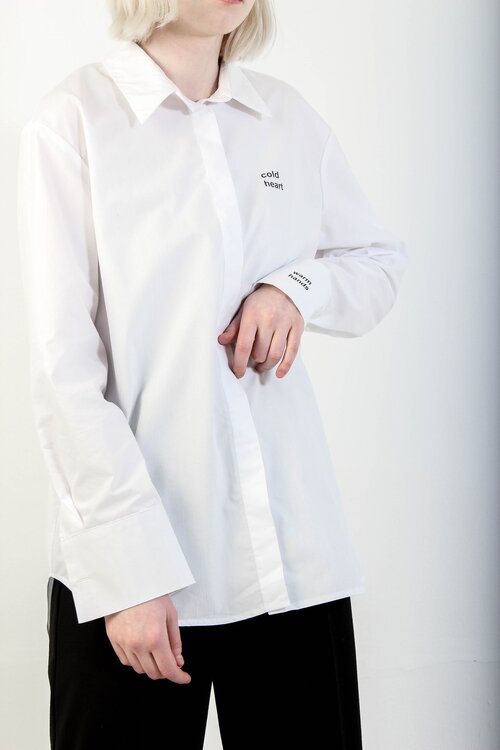 Рубашка RiONA, размер 152/76, белый