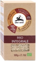 Рис Alce Nero Baldo Integrale коричневый нешлифованный 500 г