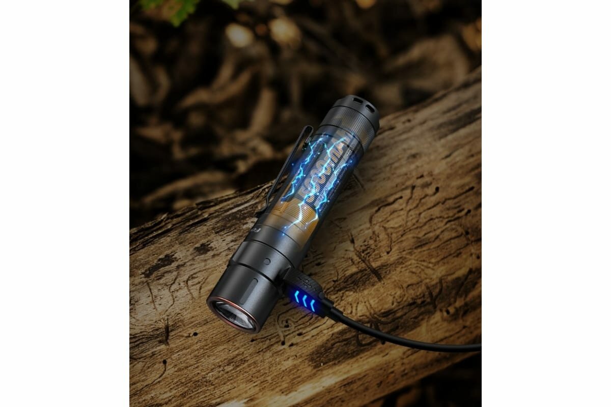 Фонарь черный (E35R) Fenix - фото №20