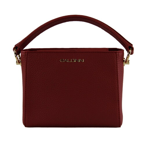 фото Сумка baldinini, фактура зернистая, красный